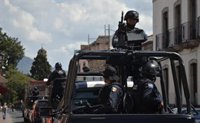 Despliegan 1.500 efectivos federales en Apatzingán