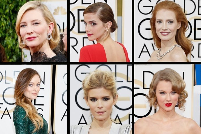 Recogidos, cardados y ondas retro: los mejores peinados de los Globos de Oro