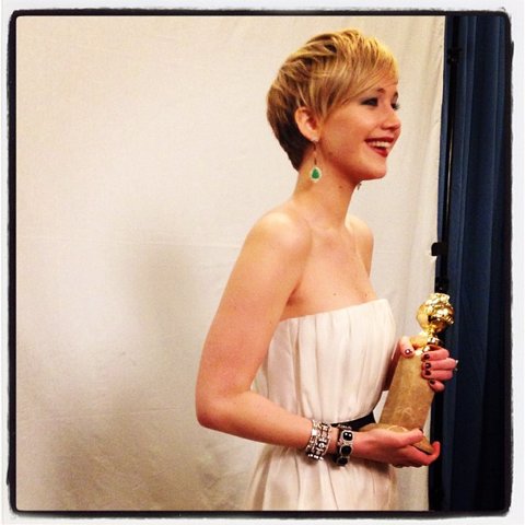 Jennifer Lawrence #GoldenGlobes