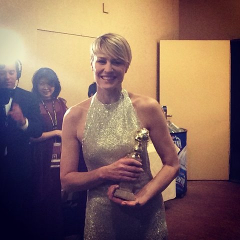 Robin Wright #GoldenGlobes