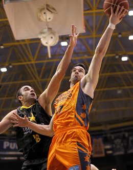 Rafa Martínez en el Valencia Basket - Iberostar Tenerife