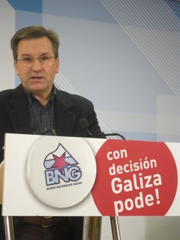 El portavoz nacional del BNG, Xavier Vence