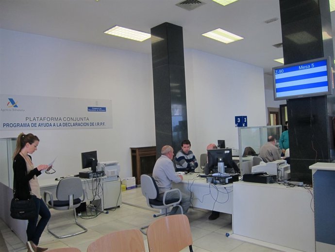 Oficina de la Agencia Tributaria.