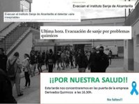 Convocan una concentración este lunes frente a la empresa a la que achacan los olores detectados en el IES Sanje