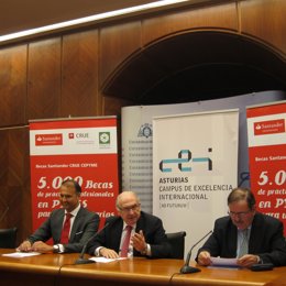 Presentación del programa de becas Santander-CRUE-Cepyme