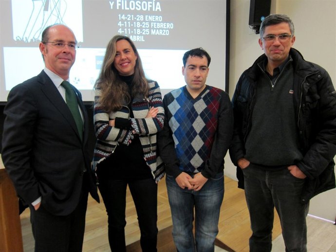 M.J. Fernández Antolín, Cristina Fontaneda, J.M. Enríquez y Josquín Esteban.