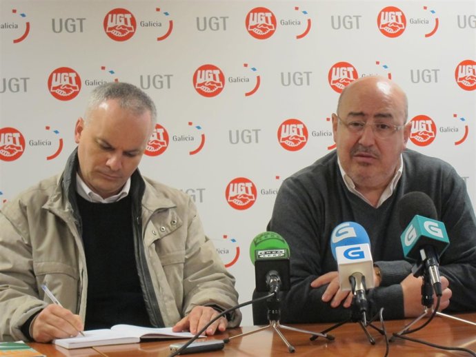 Jacobo Feijóo y Roberto García, de Unións Agrarias