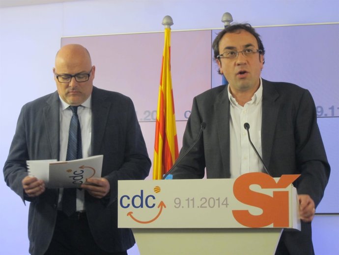 Lluís Corominas y Josep Rull, CDC