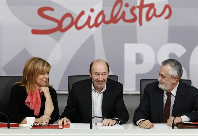 Rubalcaba, Valenciano y Griñén en la Ejecutiva del PSOE