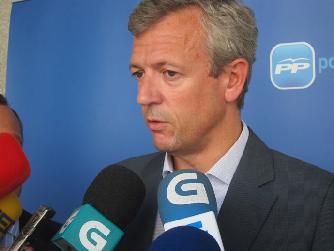 El secretario general del PPdeG, Alfonso Rueda