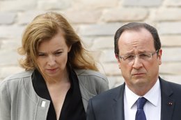 Hollande y Valérie Trierweiler