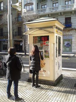 Kiosko de la Once en San Sebastián