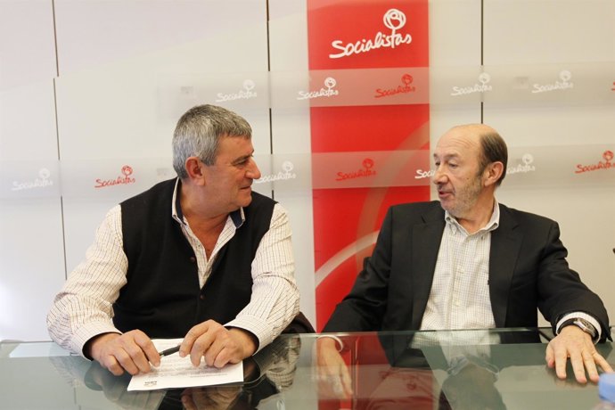 Pérez Rubalcaba y Lorenzo Ramos (UPA) 