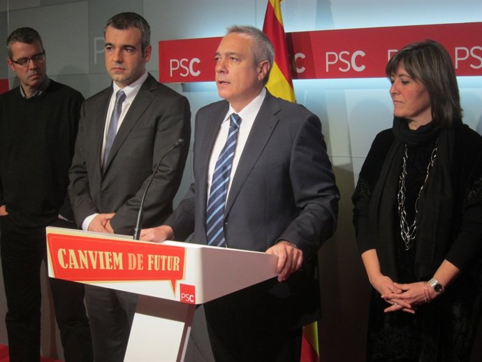 Esteve Terradas, Maurici Lucena, Pere Navarro, Núria Marín (PSC)