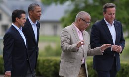 Obama, Peña Nieto, Cameron y Ali Zeidan