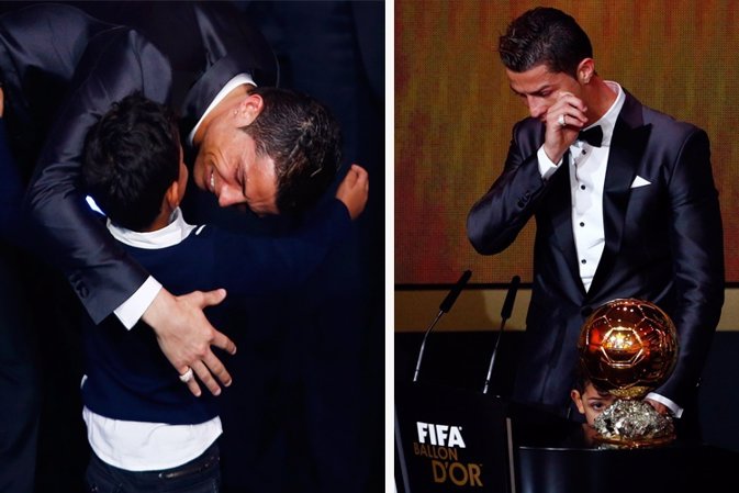 Balón de Oro: Cristiano Ronaldo, el humano