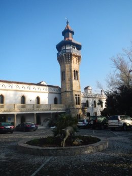 Casa convento de la finca de La Almoraima en la que reside la directora gerente