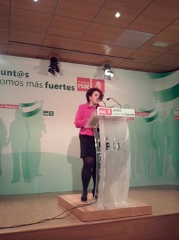  La Secretaria General Del PSOE De Granada, Teresa Jiménez.