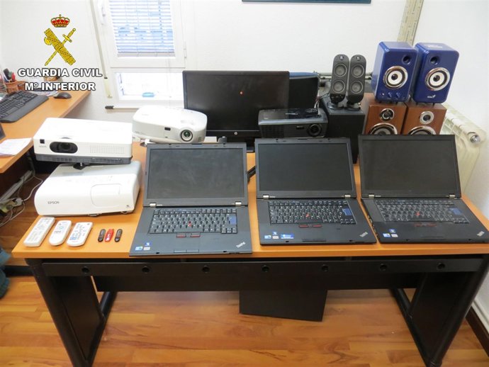 Efectos sustraido en Navarrete