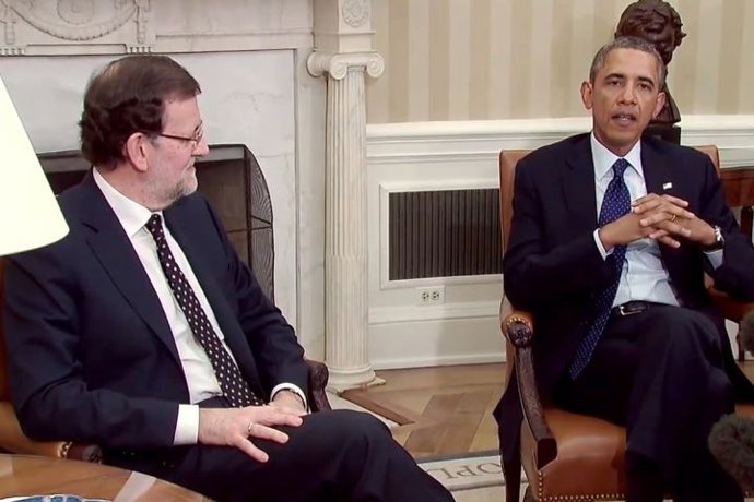 Obama elogia el "gran liderazgo" de Rajoy en la crisis