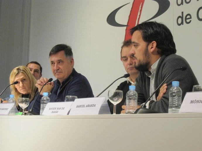 Acto de apoyo a los periodistas secuestrados en Siria en el Col.De Periodistes