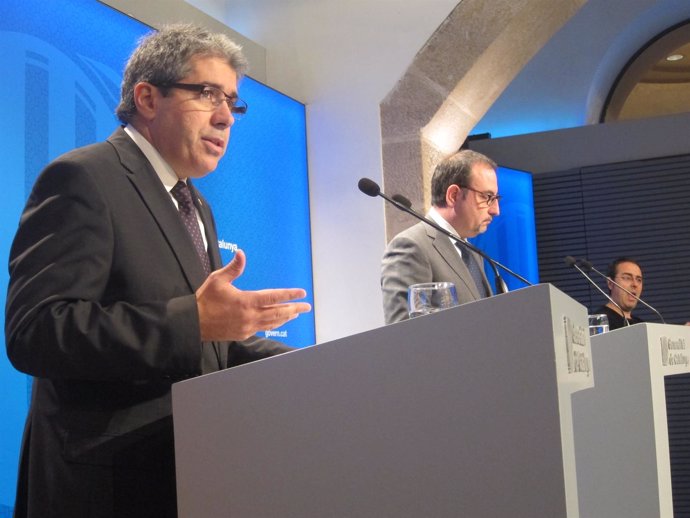 Francesc Homs y Ramon Espadaler, tras el Consell Executiu