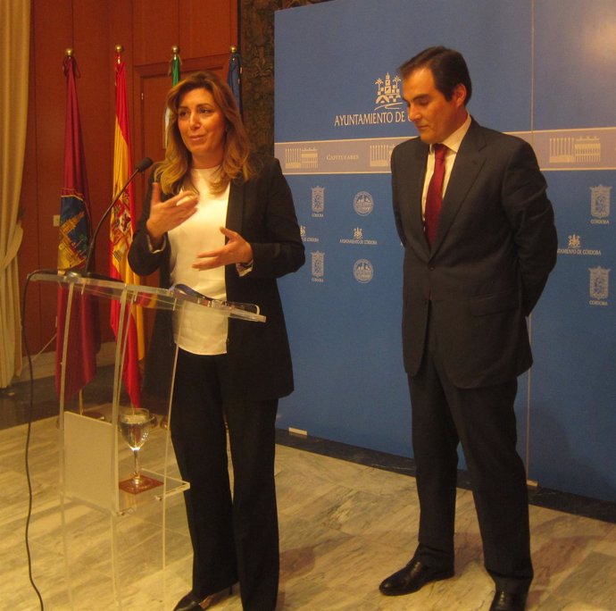 Susana Díaz con José Antonio Nieto