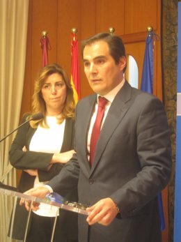 José Antonio Nieto con Susana Díaz