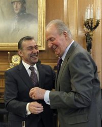 Rivero constata que los asuntos de Canarias "están en la agenda de la Casa Real"