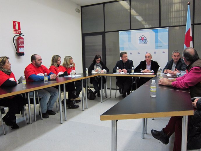 Reunión del BNG en Vigo sobre cláusulas suelo