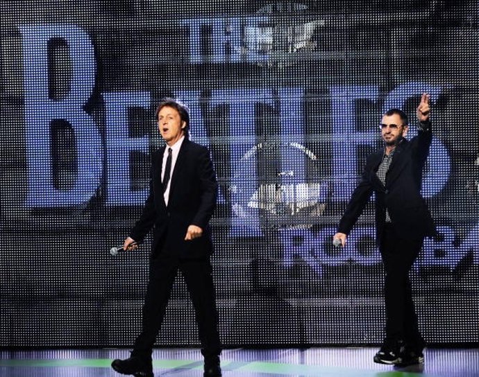 Paul McCartney  y Ringo Starr 