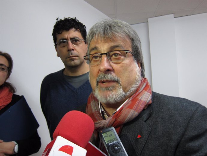 José María González, en rueda de prensa esta tarde en Valladolid.