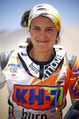 Laia Sanz en el Dakar 2014