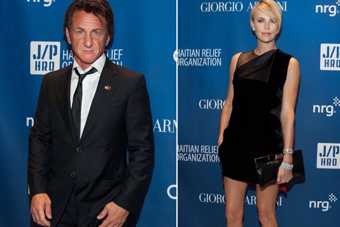 Sean Penn y Charlize Theron hacen pública su relación 