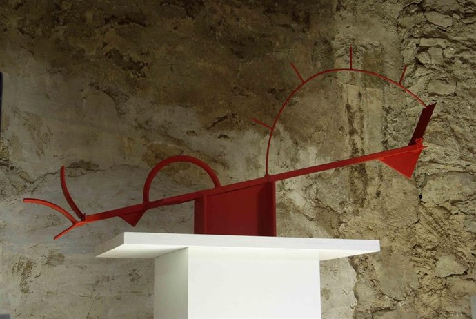 Una de las obras de Montague que se puede ver en la muestra