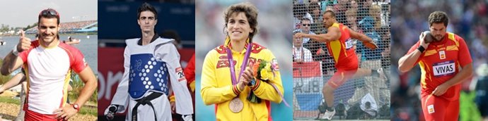 Craviotto, Joel González, Chourraut, Pestano y Borja Vivas