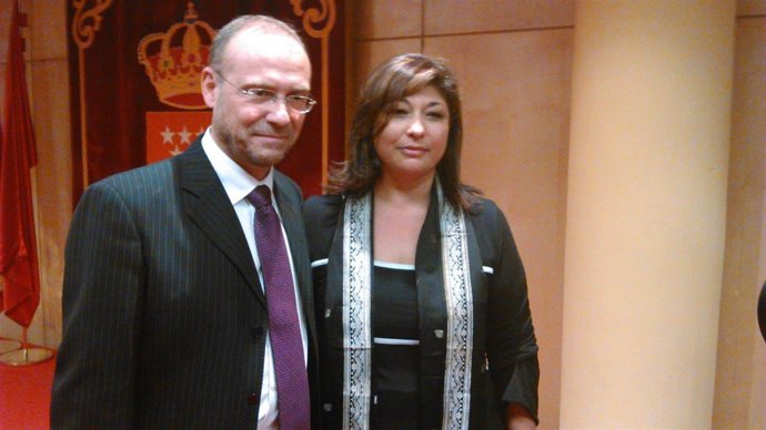 Julio Zarco en la toma de posesión