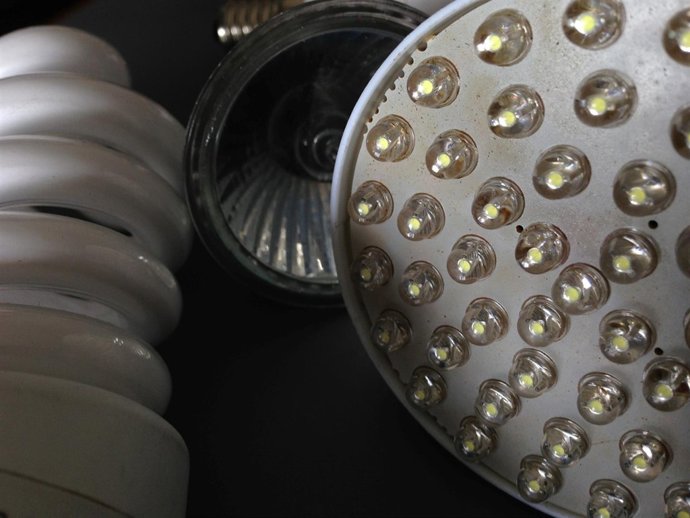 Recursos de luz, bombillas, electricidad
