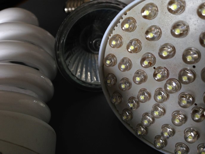 Recursos de luz, bombillas, electricidad