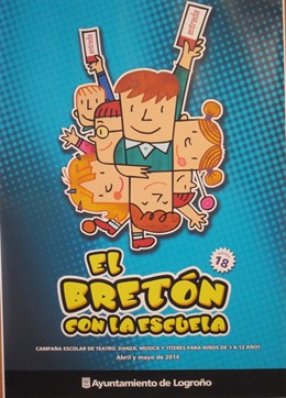 Cartel de la campaña 'El Bretón con la Escuela 2014'