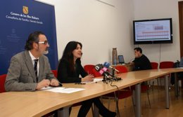 Sandra Fernández en rueda de prensa   