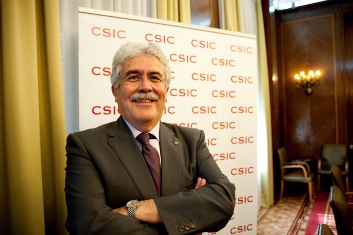 José Pío Beltrán Porter en la sede central del CSIC en junio de 2013
