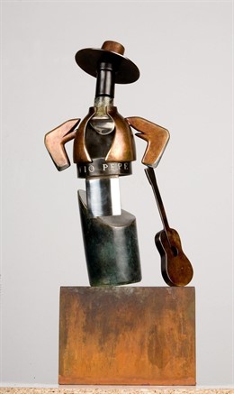 Monumento de la rontonda Tío Pepe de Jerez