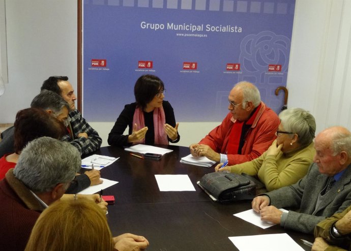 María Gámez se reúne con federaciones vecinales y asociaciones de mayores