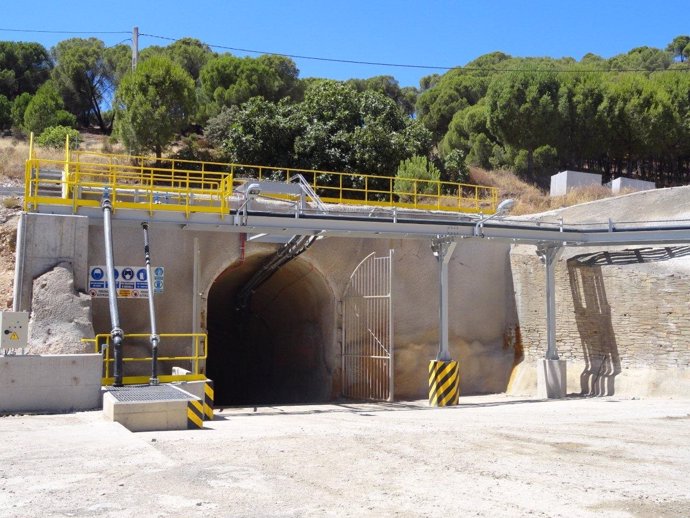 Entrada de la mina Sotiel en Calañas (Huelva).