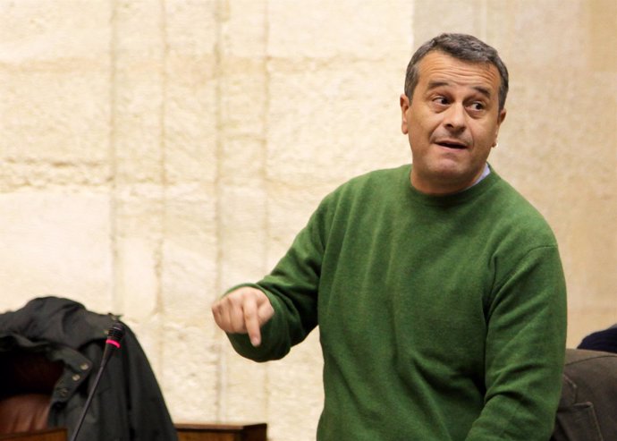 José Antonio Castro, durante la sesión de control del Parlamento