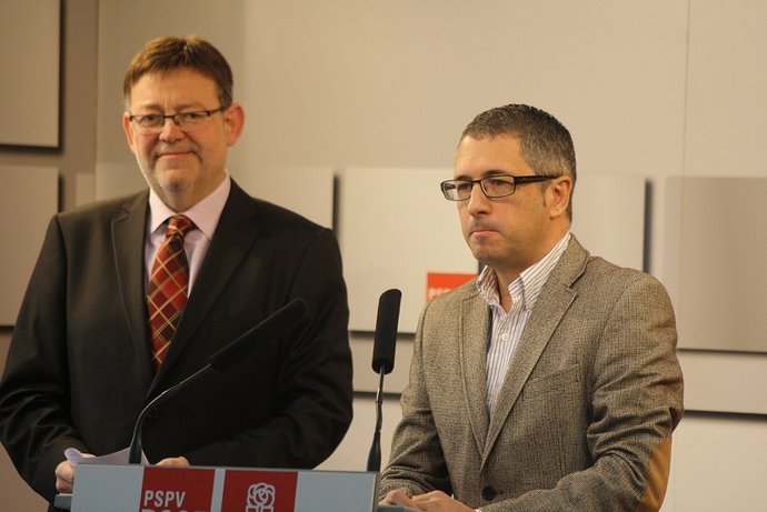 Ximo Puig y Hugo Morán