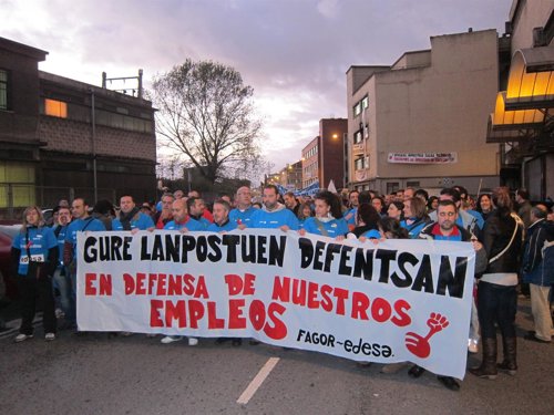 Manifestación de Edesa