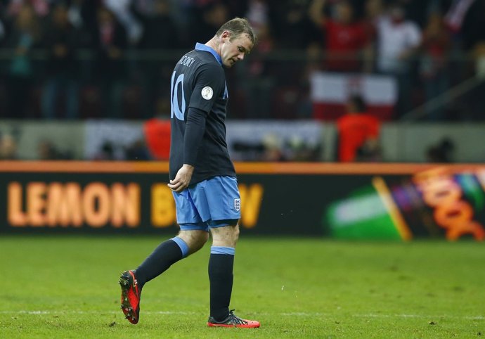 Wayne Rooney con la selección de Inglaterra