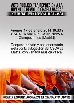 Cartel de la convocatoria